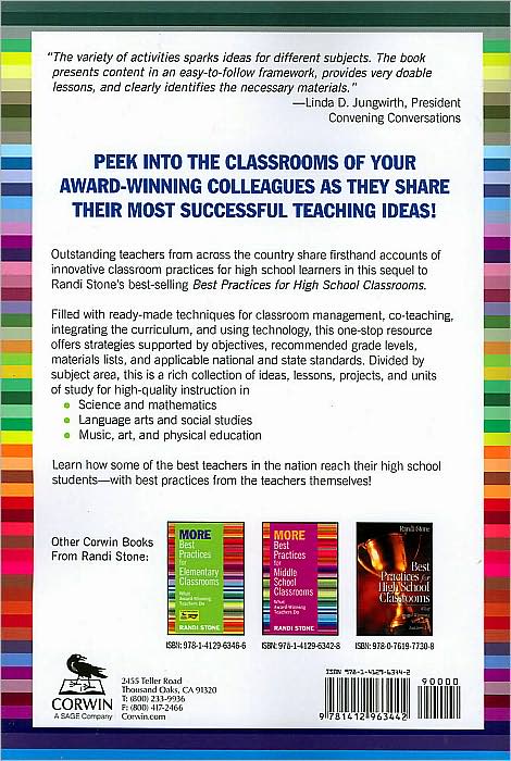MORE Best Practices for High School Classrooms: What Award-Winning Secondary Teachers Do