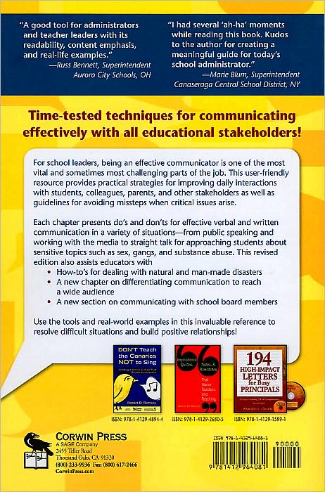 How to Say the Right Thing Every Time: Communicating Well With Students, Staff, Parents, and the Public