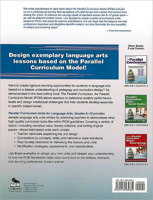 Parallel Curriculum Units for Language Arts, Grades 6-12