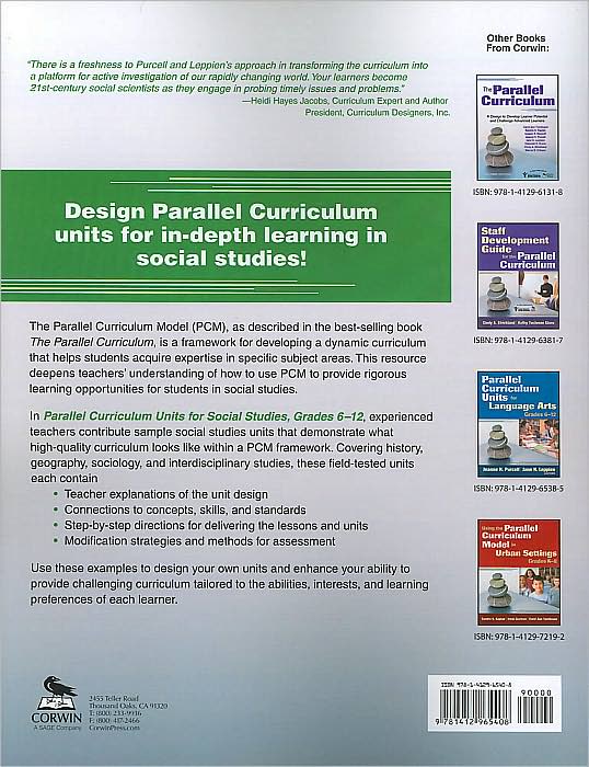 Parallel Curriculum Units for Social Studies, Grades 6-12