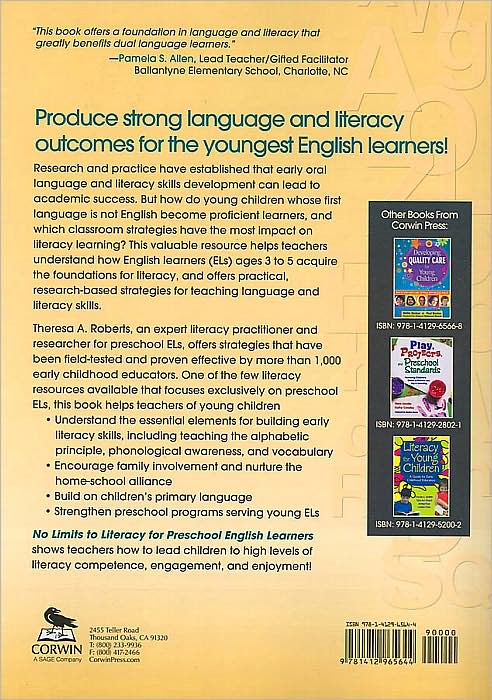 No Limits to Literacy for Preschool English Learners