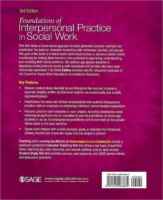 Foundations of Interpersonal Practice in Social Work: Promoting Competence in Generalist Practice