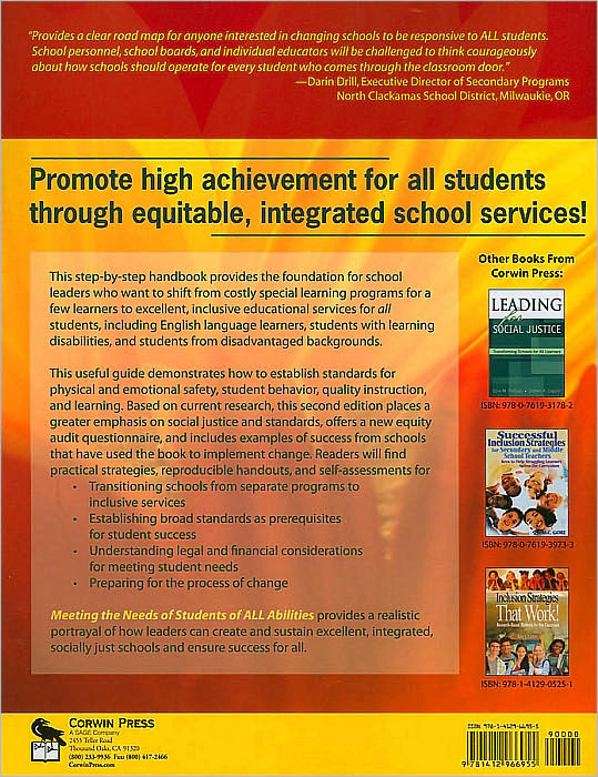 Meeting the Needs of Students of ALL Abilities: How Leaders Go Beyond Inclusion