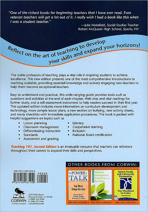Teaching 101: Classroom Strategies for the Beginning Teacher, Second Edition