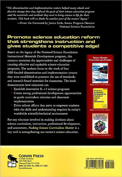 Making Science Curriculum Matter: Wisdom for the Reform Road Ahead
