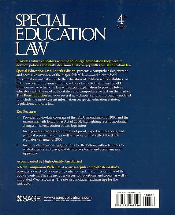 Special Education Law, Fourth Edition
