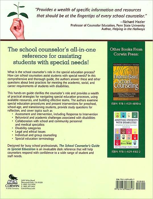 The School Counselor's Guide to Special Education