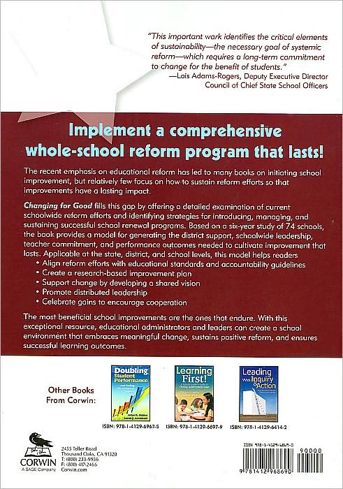 Changing for Good: Sustaining School Improvement