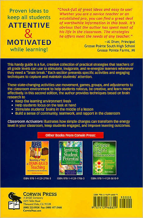 Classroom Activators: More Than 100 Ways to Energize Learners