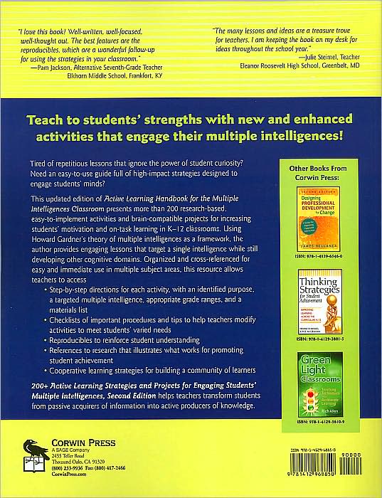 200+ Active Learning Strategies and Projects for Engaging Students' Multiple Intelligences