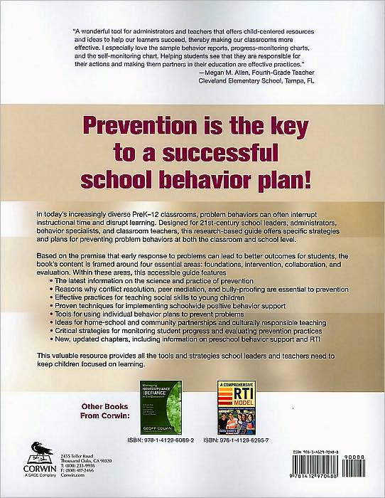Preventing Problem Behaviors: Schoolwide Programs and Classroom Practices