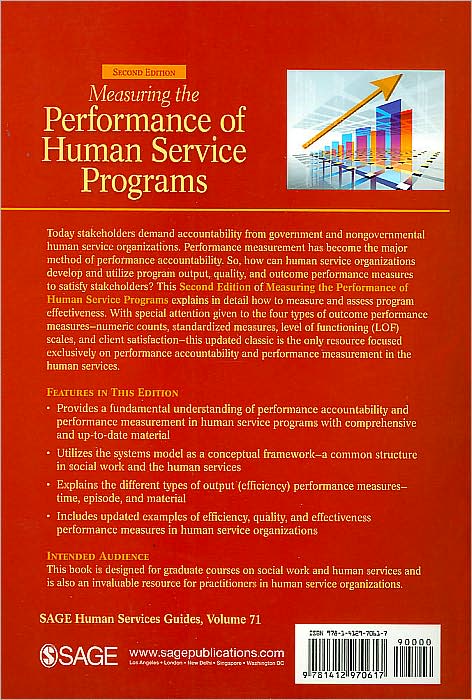 Measuring the Performance of Human Service Programs