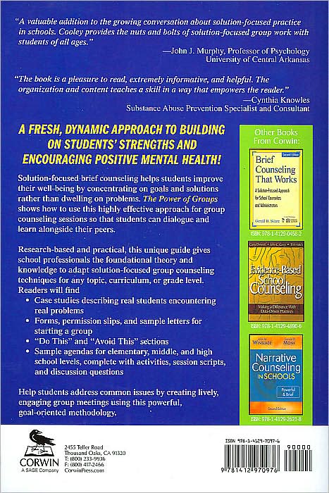 The Power of Groups: Solution-Focused Group Counseling in Schools