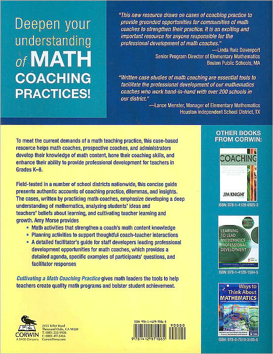 Cultivating a Math Coaching Practice: A Guide for K-8 Math Educators