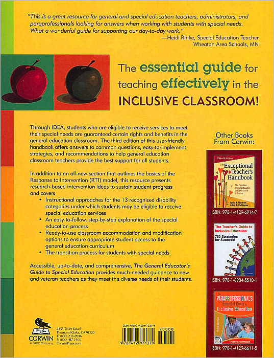 The General Educator's Guide to Special Education