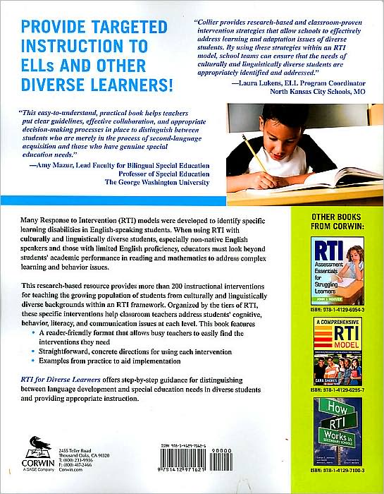 RTI for Diverse Learners: More Than 200 Instructional Interventions