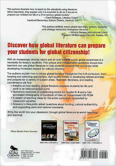 Reading Globally, K-8: Connecting Students to the World Through Literature [With CDROM]