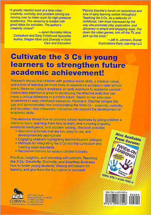Teaching the Three Cs: Creativity, Curiosity, and Courtesy: Activities That Build a Foundation for Success