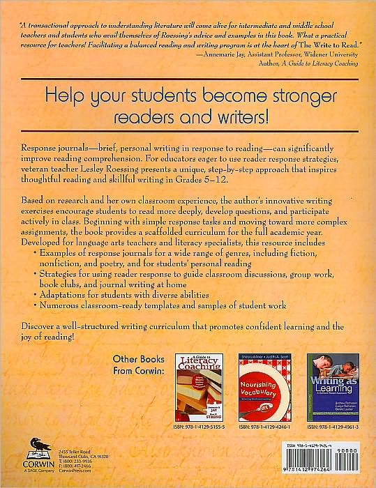 The Write to Read: Response Journals That Increase Comprehension
