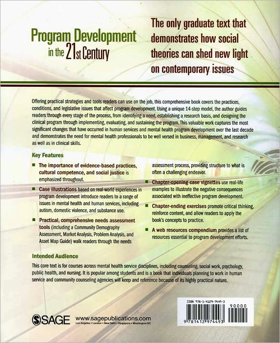 Program Development in the 21st Century: An Evidence-Based Approach to Design, Implementation, and Evaluation