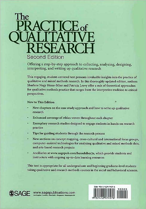The Practice of Qualitative Research