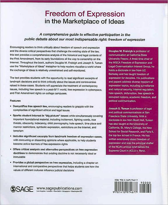 Freedom of Expression in the Marketplace of Ideas