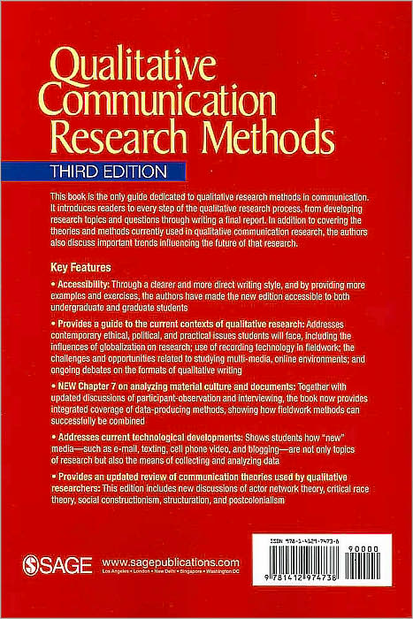 Qualitative Communication Research Methods