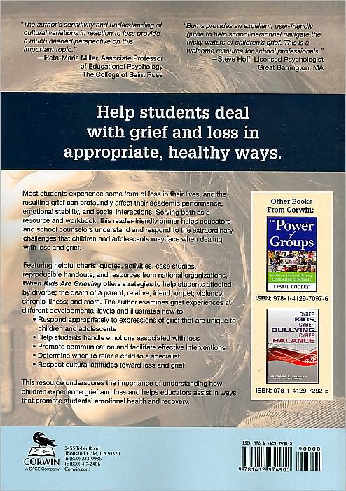 When Kids Are Grieving: Addressing Grief and Loss in School