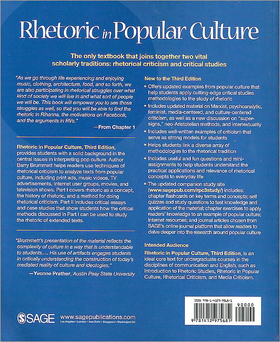 Rhetoric in Popular Culture