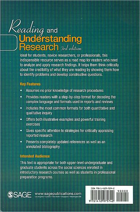 Reading and Understanding Research