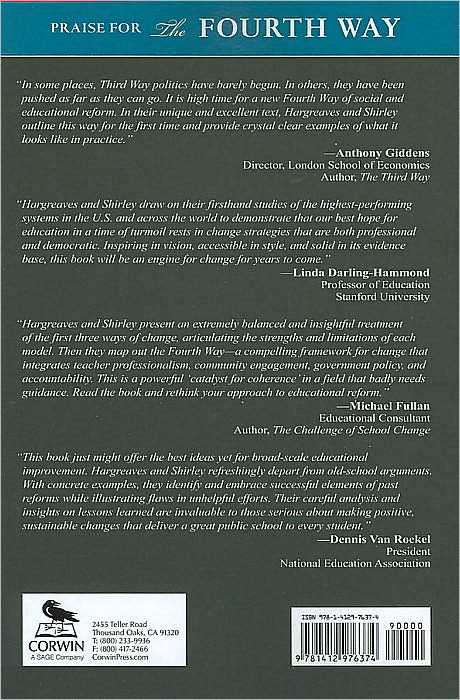 The Fourth Way: The Inspiring Future for Educational Change