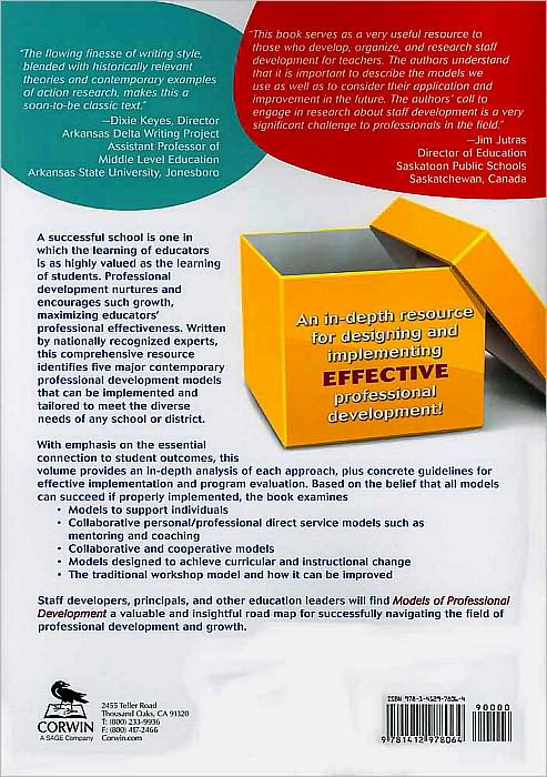 Models of Professional Development: A Celebration of Educators
