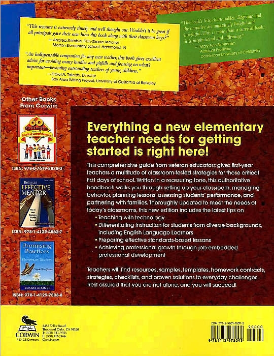 The New Elementary Teacher's Handbook: Flourishing in Your First Year