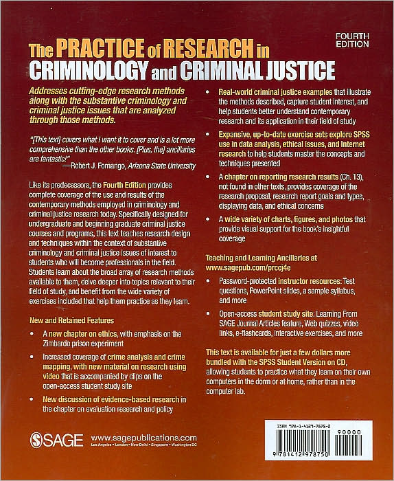 The Practice of Research in Criminology and Criminal Justice