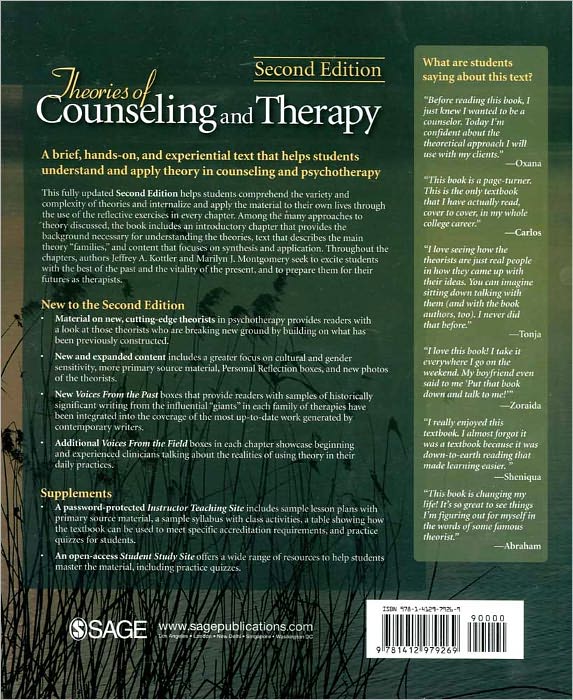 Theories of Counseling and Therapy: An Experiential Approach