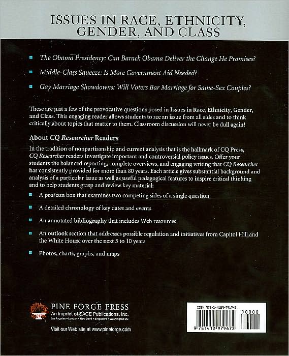 Issues in Race, Ethnicity, Gender, and Class: Selections from CQ Researcher