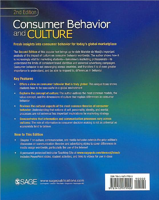 Consumer Behavior and Culture: Consequences for Global Marketing and Advertising