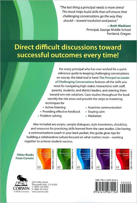 The Principal as Leader of Challenging Conversations