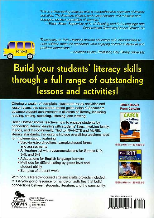 Literacy Lessons, K-8: Connecting Activities to Standards and Students to Communities