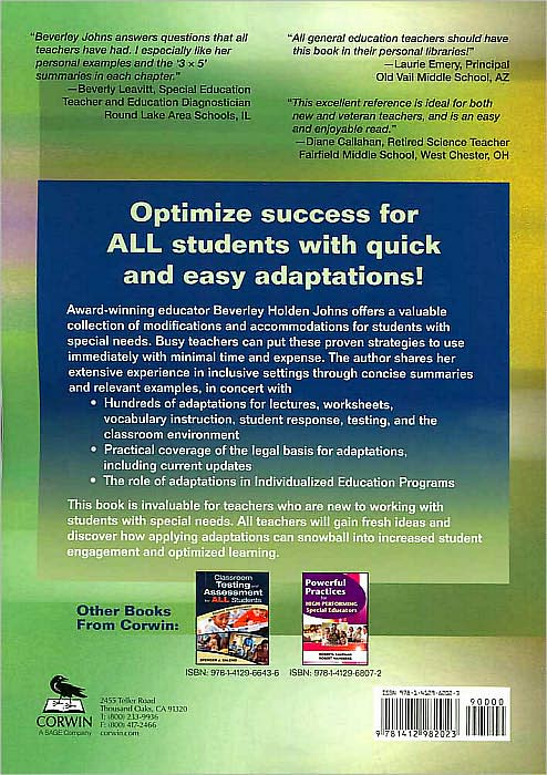 401 Practical Adaptations for Every Classroom