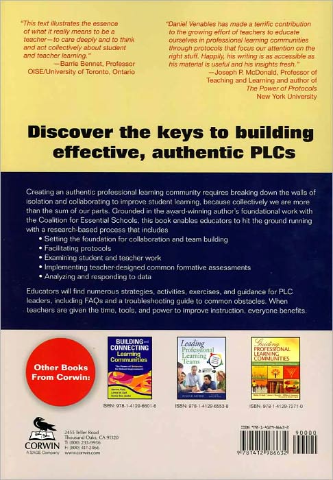The Practice of Authentic PLCs: A Guide to Effective Teacher Teams