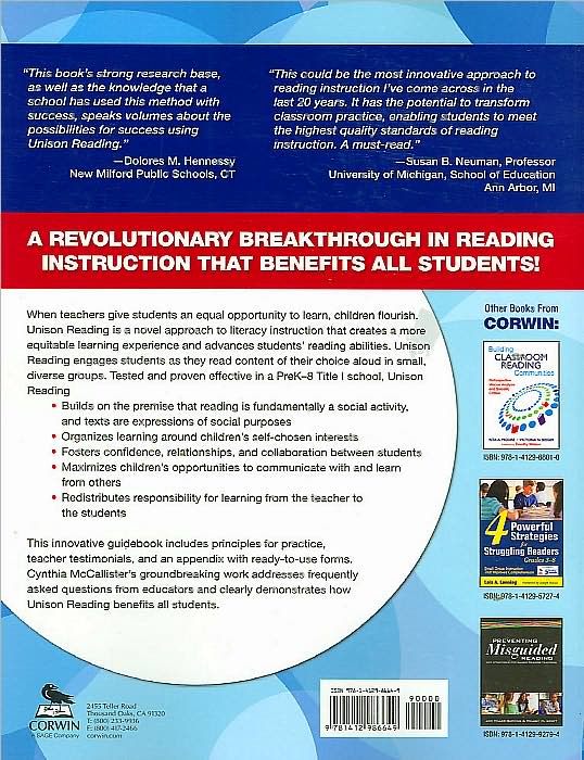 Unison Reading: Socially Inclusive Group Instruction for Equity and Achievement