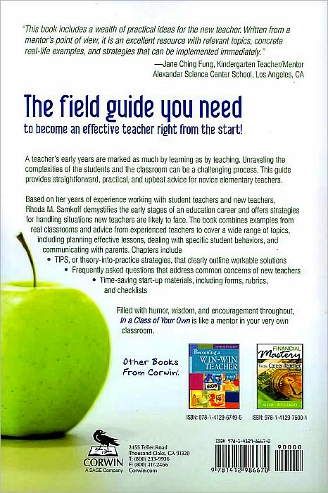 In a Class of Your Own: Essential Strategies for the New K 6 Teacher