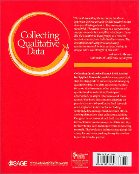 Collecting Qualitative Data: A Field Manual for Applied Research