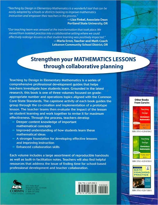 Teaching by Design in Elementary Mathematics, Grades 4-5
