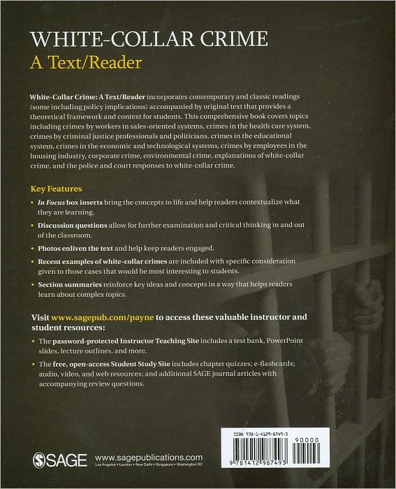 White-Collar Crime: A Text/Reader