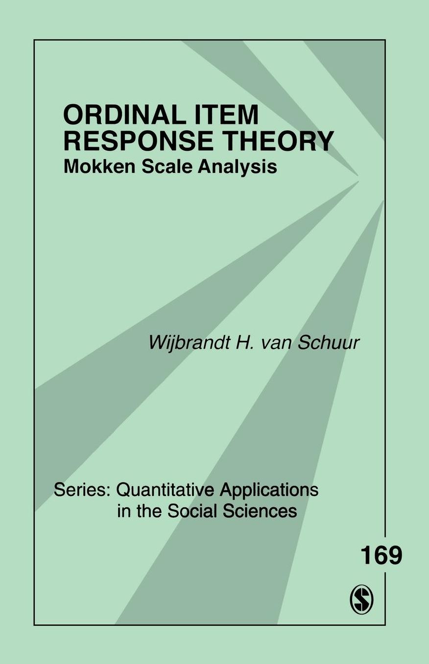 Ordinal Item Response Theory: Mokken Scale Analysis