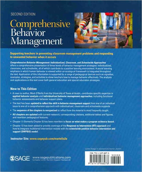 Comprehensive Behavior Management: Individualized, Classroom, and Schoolwide Approaches