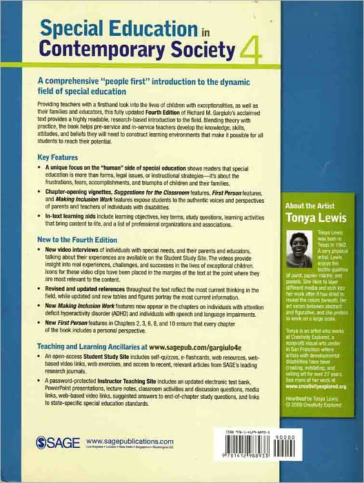 Special Education in Contemporary Society: An Introduction to Exceptionality