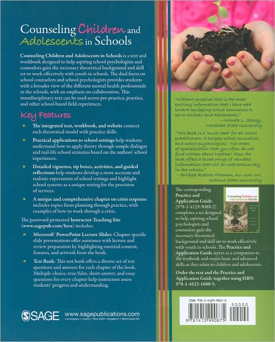 Counseling Children and Adolescents in Schools